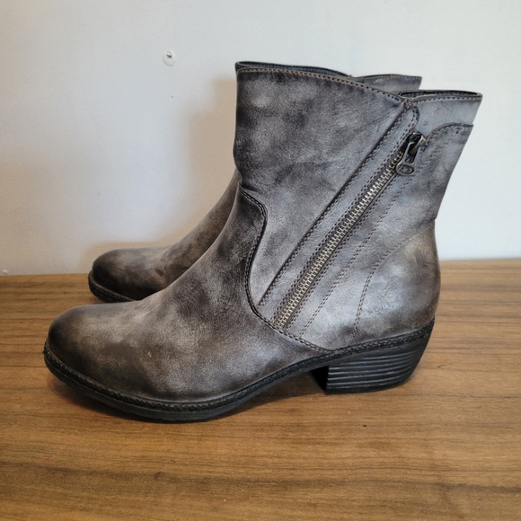 Taxi 9.5 grey/ black boots - Picture 4 of 10